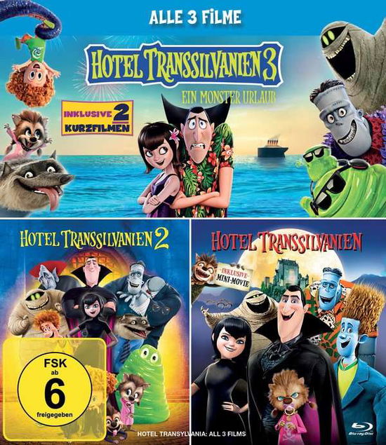 Cover for Hotel Transsilvanien 1-3 (3 Blu-rays) (Blu-ray) (2018)