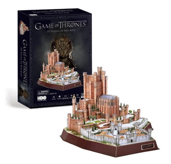 Game of Thrones - Red Keep 3D Puzzle -  - Fanituote - GAME OF THRONES - 5012822074652 - perjantai 13. syyskuuta 2019