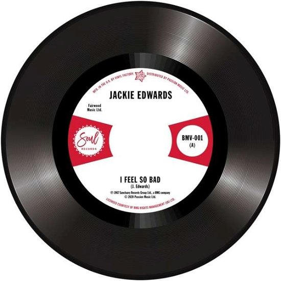 Cover for Jackie Edwards · I Feel So Bad / Baby Don't Wake Me (LP) (2020)