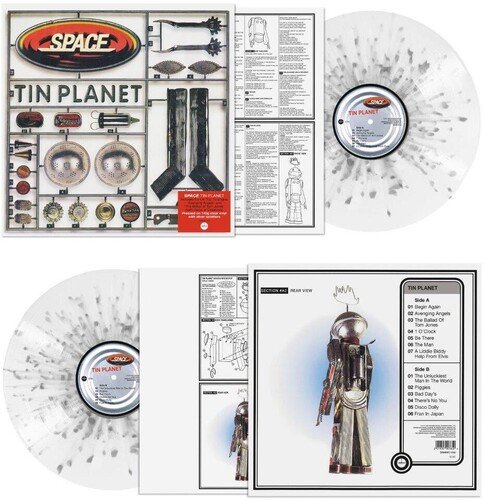 Cover for Space · Tin Planet (Clear / Silver Splatter Vinyl) (LP) (2022)