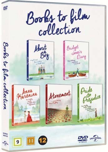 Cover for Books to Film Collection · About A Boy / Bridget Jones's Diary / Anna Karenina / Atonement / Pride &amp; Prejudice (DVD) (2016)