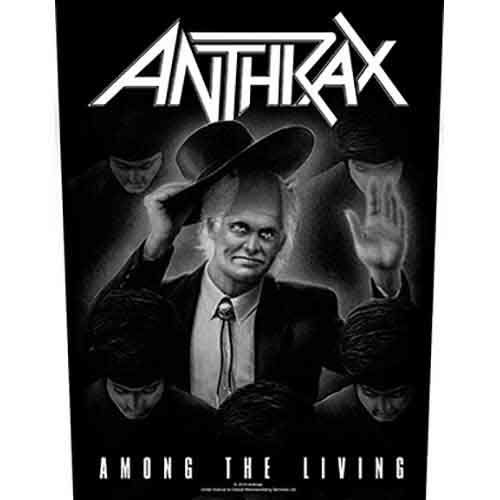 Anthrax Back Patch: Among the Living - Anthrax - Produtos - PHD - 5055339755652 - 16 de março de 2020