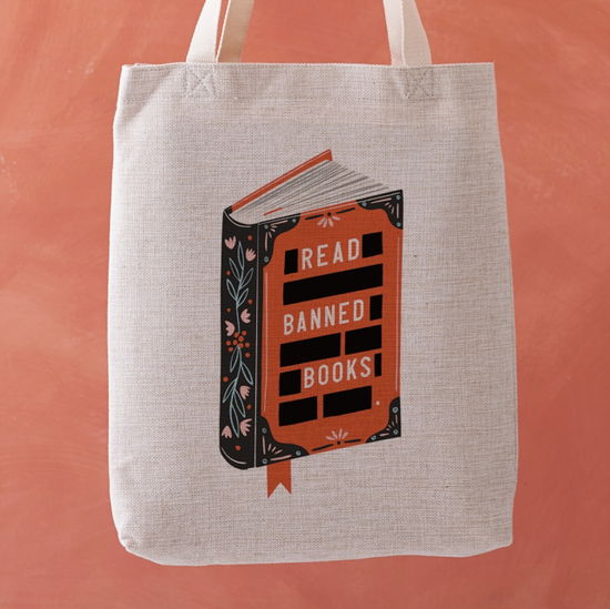 Cover for Read Banned Books - Book Illustration Tote Bag (MERCH) (2024)