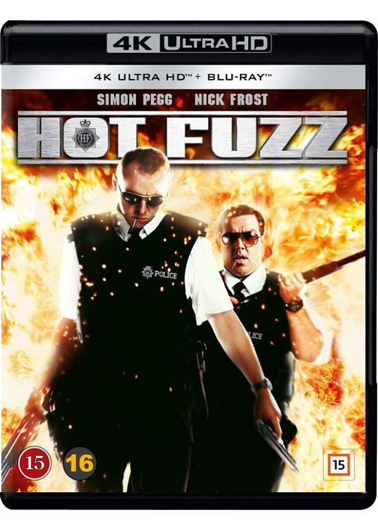 Cover for Hot Fuzz (4K UHD Blu-ray) (2022)