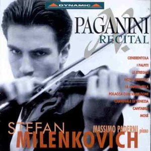 Cover for Paganini / Milenkovich / Paderni · Recital: Cenerentola / I Palpiti / Le Streghe (CD) (1999)