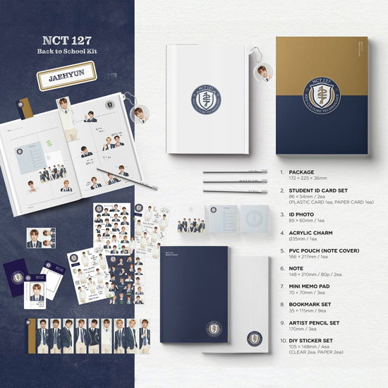 2021 NCT 127 Back to School Kit (YUTA Ver.) - Nct127 - Merchandise - SM ENT. - 8809718448652 - 