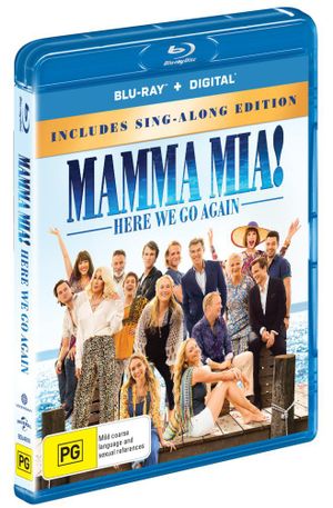 Mamma Mia!: Here We Go Again - Seyfried, Amanda, Sophie,, Garcia, Andy, Cienfuegos, Fernando, Imrie, Celia, James, Lily, Donna, Young, Davies, Alexa, Rosie, Young, Wynn, Jessica Keenan, Tanya, Young, Cooper, Dominic, Sky,, Walters, Julie, Rosie,, Baranski, Christine, Tanya,, Skinner, - Movies - UNIVERSAL SONY PICTURES P/L - 9317731141652 - November 7, 2018