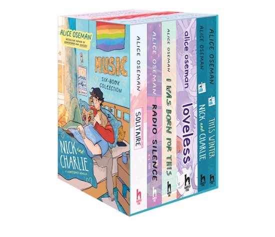 Cover for Alice Oseman · Alice Oseman Six-Book Collection Box Set (Solitaire, Radio Silence, I Was Born For This, Loveless, Nick and Charlie, This Winter) (N/A) (2024)
