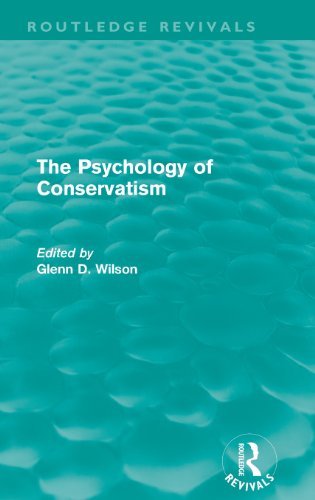 Cover for Glenn Wilson · The Psychology of Conservatism (Routledge Revivals) - Routledge Revivals (Innbunden bok) (2012)