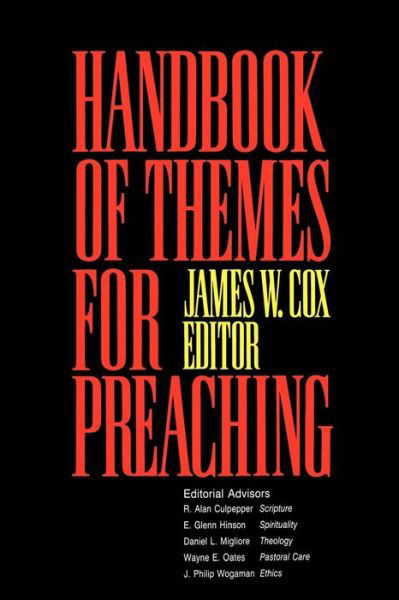 Cover for James W. Cox · Handbook of Themes for Preaching (Paperback Bog) (1991)