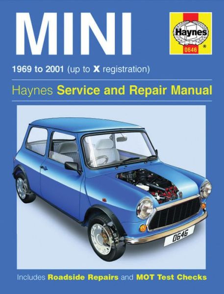 Mini (1969 - 2001) Haynes Repair Manual - Haynes Publishing - Books - Haynes Publishing Group - 9780857339652 - October 3, 2014