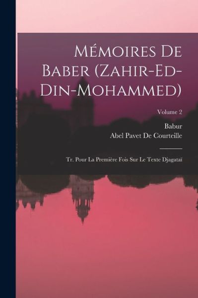 Cover for Babur · Mémoires de Baber (Book) (2022)