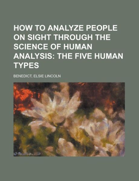 Cover for Benedict · How to Analyze People on Sight (Book)