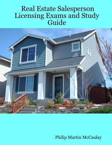 Cover for Philip Martin Mccaulay · Real Estate Salesperson Licensing Exams and Study Guide (Paperback Book) [1st edition] (2007)