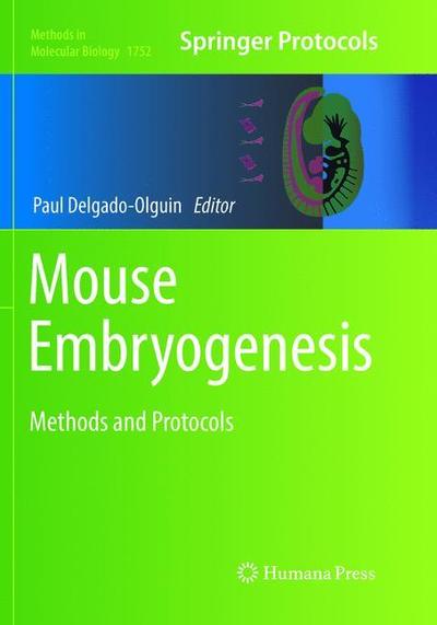 Cover for Mouse Embryogenesis (Book) [Softcover reprint of the original 1st ed. 2018 edition] (2019)