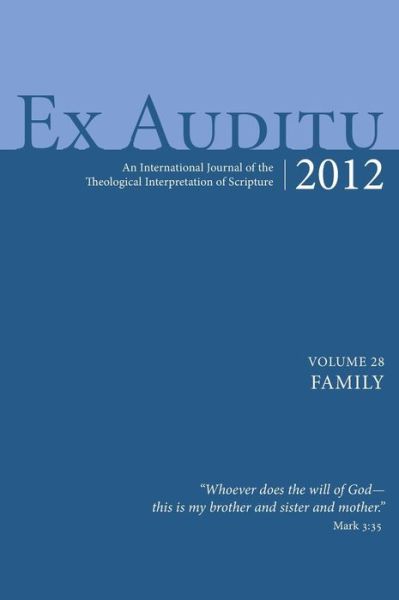 Cover for Klyne Snodgrass · Ex Auditu - Volume 28 (Hardcover Book) (2013)