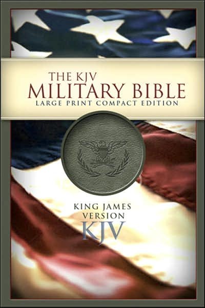 Cover for Holman Bible Staff · Military Bible-kjv-large Print Compact (Leather Book) [Large Print edition] [Green Imitation] (2008)