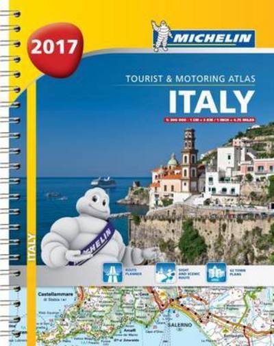 Michelin Tourist & Motoring Atlas: Michelin Tourist & Motoring Atlas Italy 2017 - Michelin - Books - Michelin - 9782067217652 - January 9, 2017