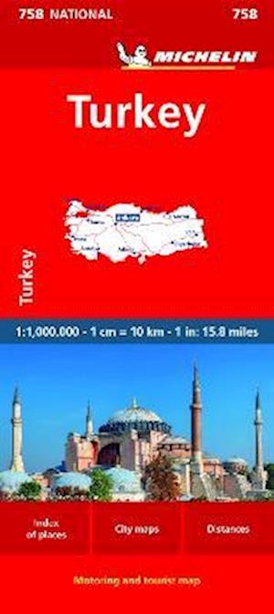 Cover for Michelin · Turkey - Michelin National Map 758 (Kort) (2023)