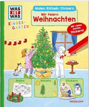 Cover for Lisa Herden · WAS IST WAS Kindergarten Malen Rätseln Stickern Wir feiern Weihnachten (Pamphlet) (2021)