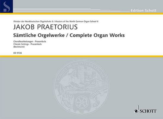 Sämtliche Orgelwerke.ED9726 - Praetorius - Livres -  - 9783795797652 - 