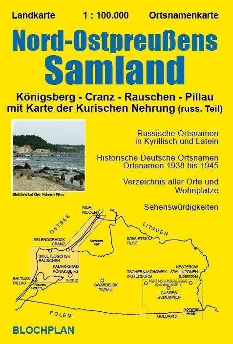 Cover for Bloch · Landkarte Nord-Ostpreußens Samlan (Book)