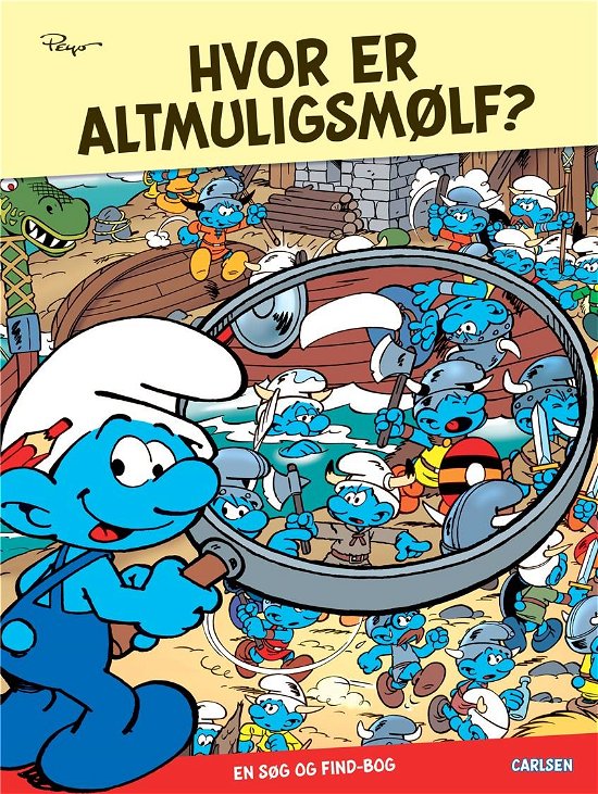 Cover for Peyo · Hvor er Altmuligsmølf? (Bound Book) [1e uitgave] (2022)