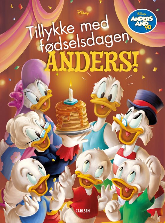 Cover for Disney · Tillykke med fødselsdagen, Anders! (Bound Book) [1. Painos] (2024)