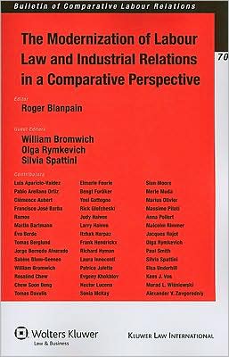 Cover for Silvia Spattini · The Modernization of Labour Law and Industrial Relations in a Comparative Perspective (Paperback Book) (2009)