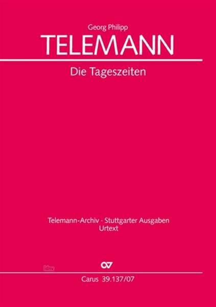 Cover for Telemann · Die Tageszeiten, Studienpartit (Buch)