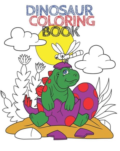 Cover for Aria Jones · Dinosaur Coloring Book: over 80+ cute Dinos with Space to doodle! (Paperback Book) (2021)