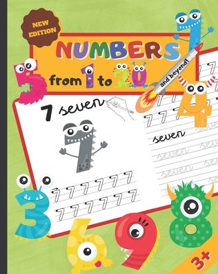 Cover for Happy Kid Notebooks · NUMBERS FROM 1 TO 20 and beyond! (Paperback Book) (2020)