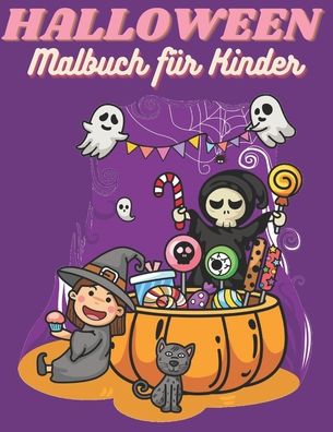 Cover for Trendy Art · HALLOWEEN Malbuch fur Kinder (Paperback Book) (2020)