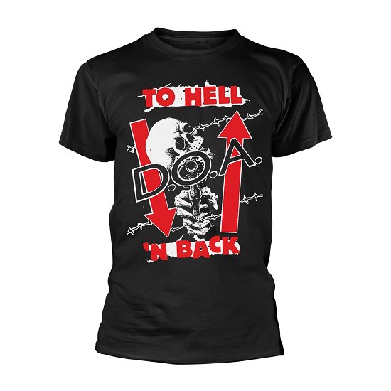 Cover for D.o.a. · To Hell N Back (T-shirt) [size M] [Black edition] (2018)