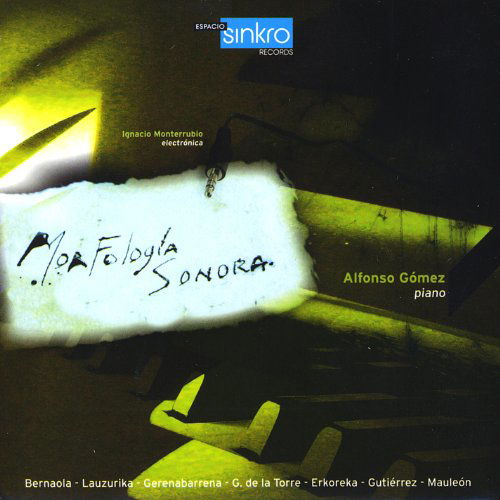 Cover for Alfonso Gomez · Morfolog a Sonora (CD) (2009)