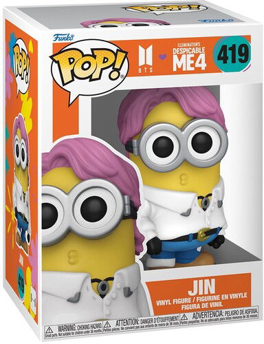 FUNKO POP! Movies: Despicable Me 4 - Jin - BTS Funko Pop! Rocks: - Merchandise - Funko - 0889698859653 - December 5, 2024