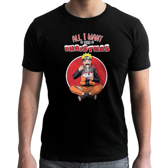 Cover for Naruto Shippuden · Naruto Shippuden: All I Want For Christmas Black (T-Shirt Unisex Tg. L) (ACCESSORY)