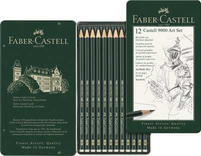 FABER-CASTELL Castell 9000 Art Set Bleistift-Set 8 - Faber - Fanituote - Faber-Castell - 4005401190653 - keskiviikko 13. toukokuuta 2020