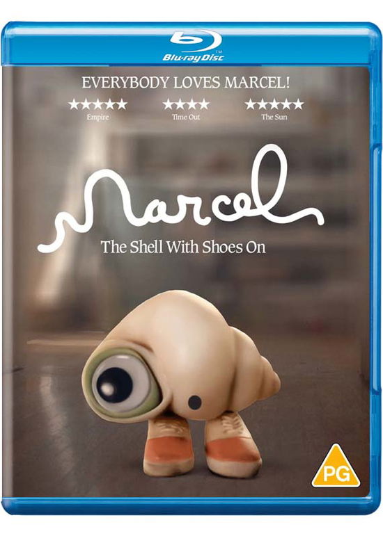 Cover for Marcel the Shell with Shoes on BD (Blu-ray) (2023)