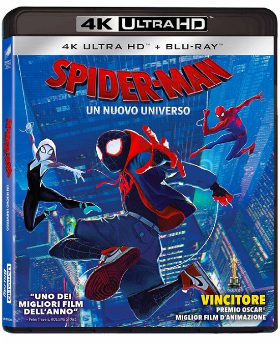 Cover for Spider-Man · Un Nuovo Universo (Blu-Ray 4K Ultra HD+Blu-Ray) (Blu-ray) (2019)