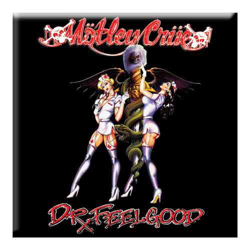 Motley Crue Fridge Magnet: Dr Feelgood Nurses - Mötley Crüe - Merchandise - Unlicensed - 5055295306653 - 17. oktober 2014