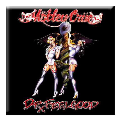 Motley Crue Fridge Magnet: Dr Feelgood Nurses - Mötley Crüe - Merchandise - Unlicensed - 5055295306653 - 17. Oktober 2014