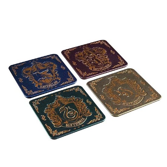 Harry Potter - Hogwarts Crest Coasters - Paladone - Fanituote - Paladone - 5055964716653 - tiistai 21. toukokuuta 2019