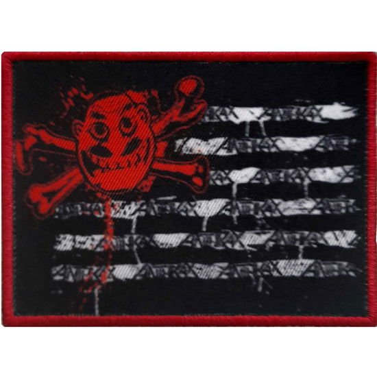 Anthrax Standard Printed Patch: Flag - Anthrax - Fanituote -  - 5056561040653 - 