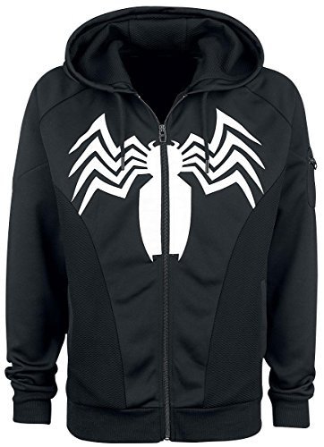 Venom Black (Felpa Con Cappuccio Unisex Tg. L) - Spider-Man - Merchandise -  - 8718526539653 - 