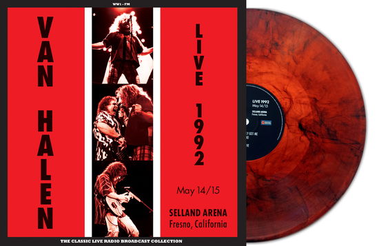 Live At Selland Arena Fresno 1992 (Red Marble Vinyl) - Van Halen - Muziek - SECOND RECORDS - 9003829977653 - 5 augustus 2022