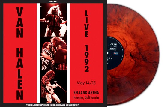 Live At Selland Arena Fresno 1992 (Red Marble Vinyl) - Van Halen - Musik - SECOND RECORDS - 9003829977653 - August 5, 2022