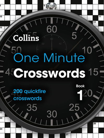 Cover for Collins Puzzles · One Minute Crosswords Book 1: 200 Quickfire Crosswords - Collins Crosswords (Paperback Book) (2021)