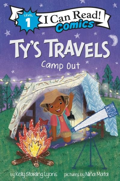 Cover for Kelly Starling Lyons · Ty's Travels: Camp-Out - I Can Read Comics Level 1 (Taschenbuch) (2023)
