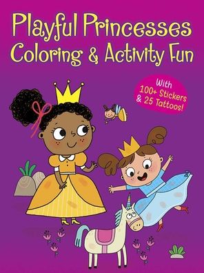 Cover for Dover Dover Publications · Playful Princesses Coloring and Activity Fun (Book) (2020)